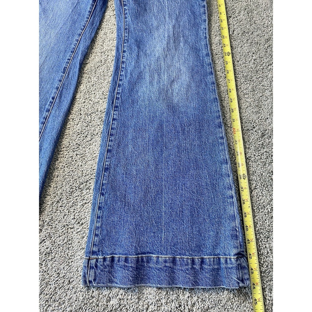 Anthropologie Pilcro Relaxed High Rise Wide Leg Jeans 32x32 Blue Pants - Picture 9 of 12